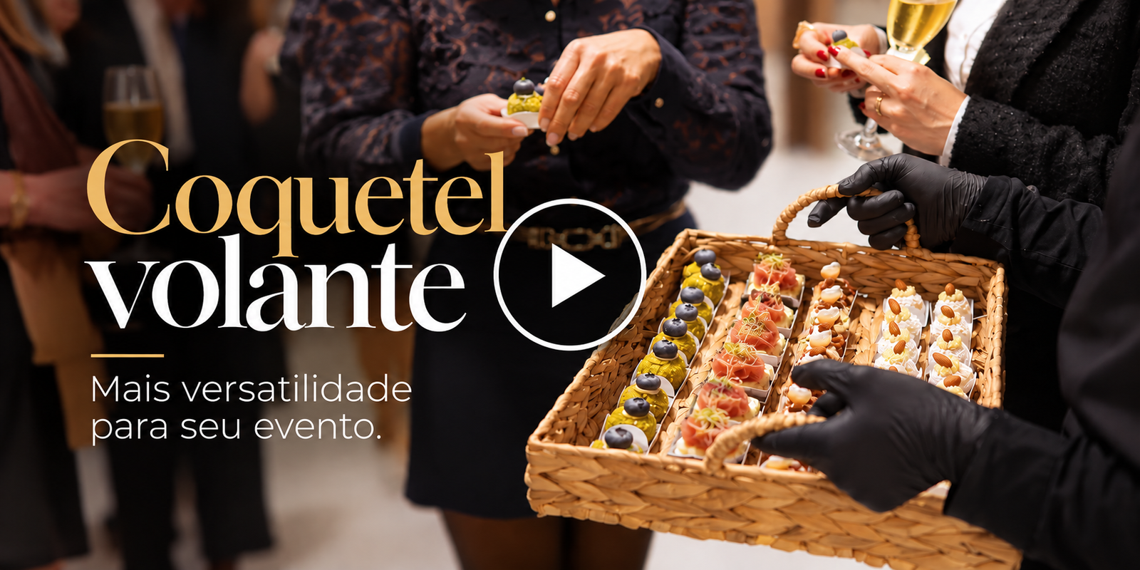 Coquetel Volante Gourmet_video